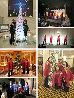 「THEDIVASのクリスマス2009」企業様等、クローズステージの様子です(^O^)